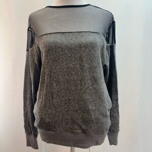 By Corpus Sweater in Gray w/ Black XS